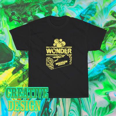 Brand New Wonder Bread Logo T-Shirt Funny Size S To 5XL