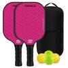 Pickleball Paddle Pro-Grade Glass Fiber Racket Same Style Complete Set Advanced Players