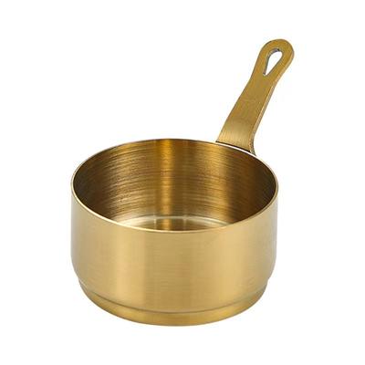 1 pieza Mini Cacerola Pequeña 60ml/80ml/125ml Cacerola Olla Acero Inoxidable Salsa