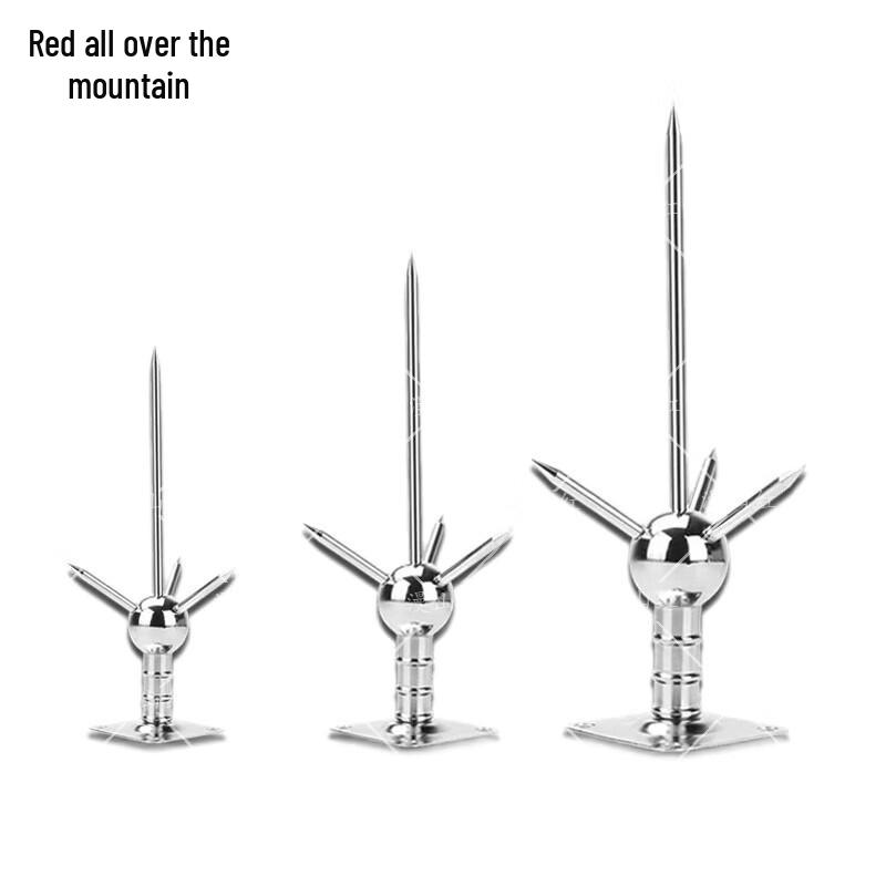 Copper Rooftop Lightning Rod