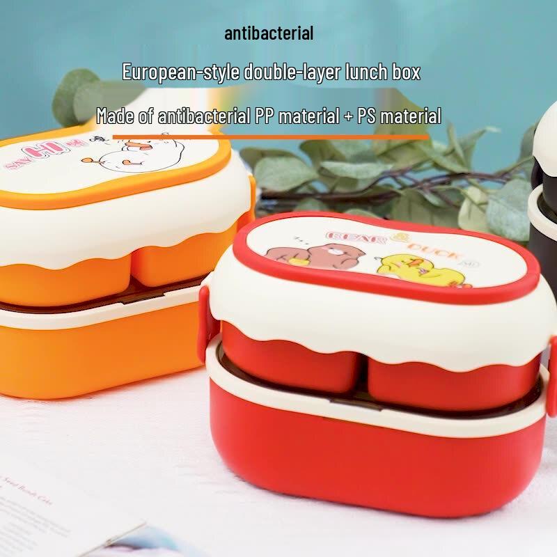 Xing Cheng European Double-Layer Plastic Lunch Box