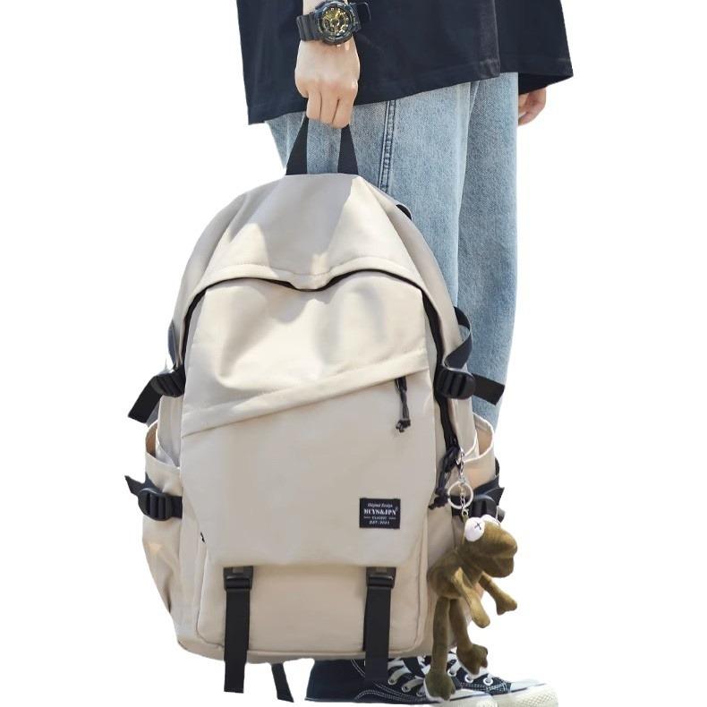 Schoolbagins Backpack Men's Simple Versatile Large Capacity Leisure Travel Backpack Female Junior High School High School Student School Bag