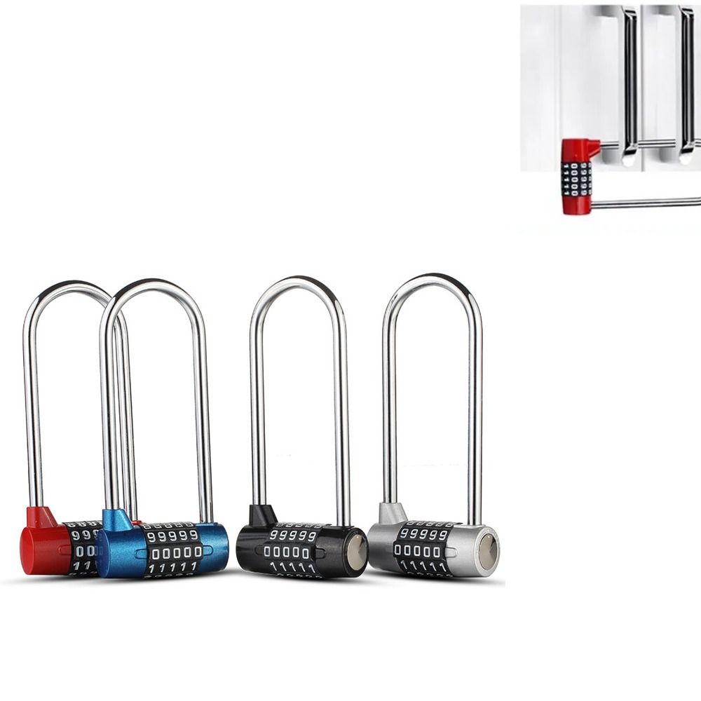 Safely Gym Door Lock 5 Digit Combination Padlock Portable Code Lock  Travel Abroad