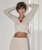 Debiweeo New Wave Wrap Long Sleeve Devi-T0114-Cream