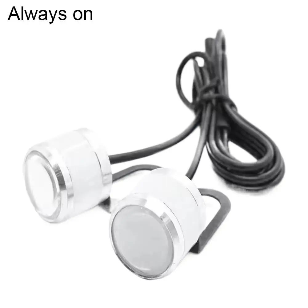 Motorcycle Eagle Eye Light DRL Daytime Running Light For Car Motorbike Falsh Warning Reverse Backup Light Fog Lamp B1Q4