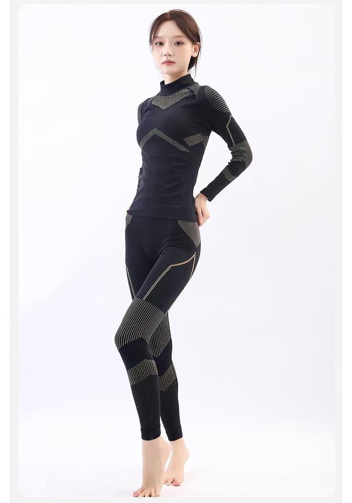 Ski Quick-Dry Breathable Compression Underwear for Men & Women: Warm, Moisture-Wicking, Ideal for Outdoor Mountaineering & Sports Activities