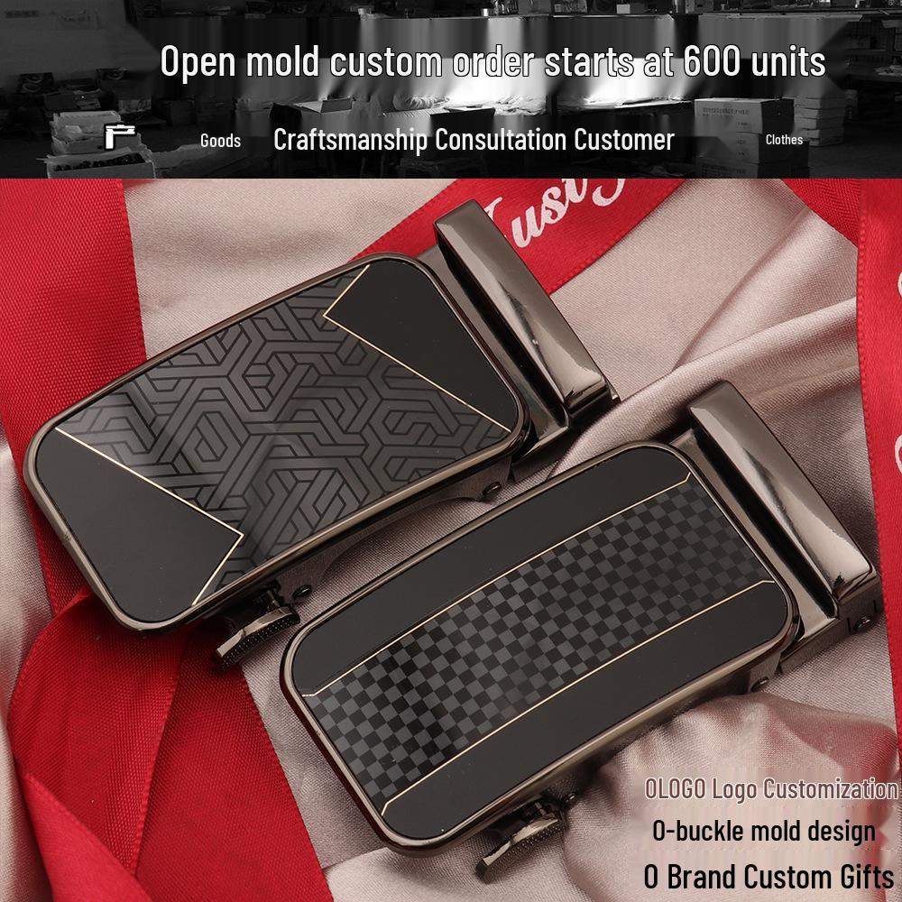 Hong Sheng 3.5CM Men's Casual & Business Automatic Belt Buckle