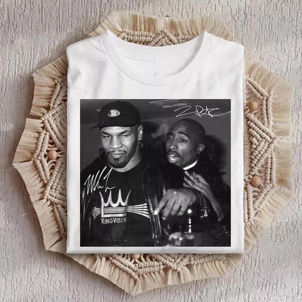 Rare Mike Tyson and Tupac Family Unisex T-Shirt Size S-3XL