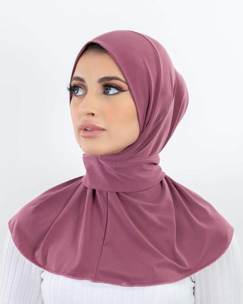 Ready To Wear Full Cover Inner Instant Hijab Premium Quality Jersey Scarf With Tie Back Buttons Muslim Women Turban Caps