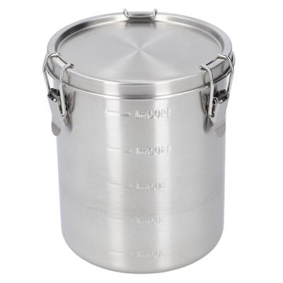 Airtight Pet Food Storage Container Stainless Steel Versatile Leakage Proof Cat Dog Food Holder Bin