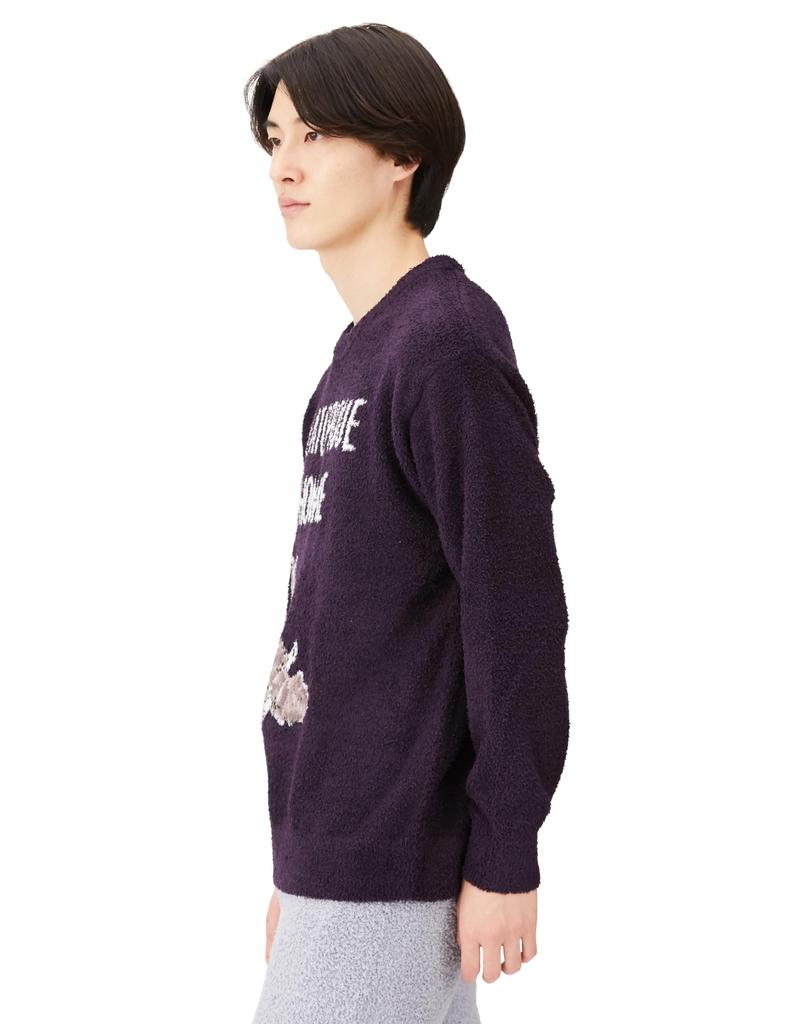 Gelato Pique HOMME Baby Moko Sleep Cat Pullover PMNT235982 PPL L Men's