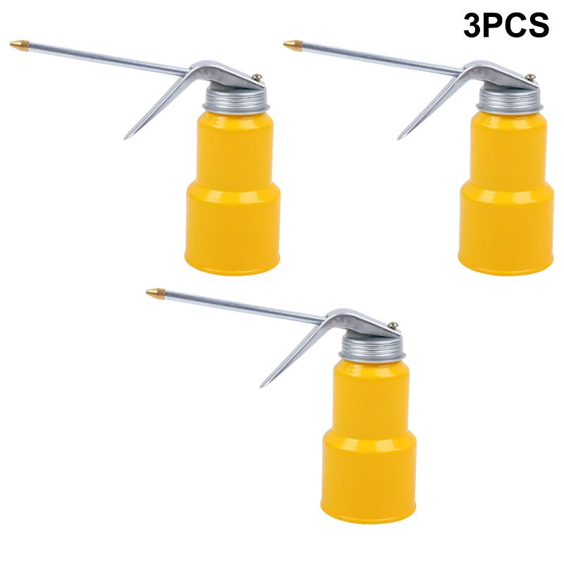 200/300/500Ml Long-Nozzle Oil Filler Oil Can Motorcycle Car Oil Pot Bottle High-Pressure Manual Oil Dispenser Home Injector Can