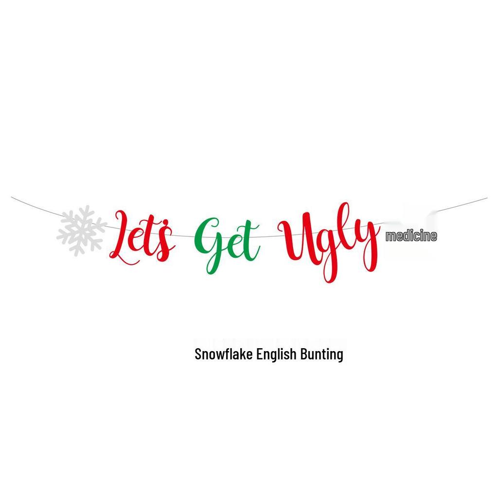 Birthday & Holiday Fishtail Bunting Banner for Parties