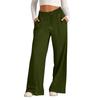 Women's Pants Fashion Casual Pants Solid Color Drawstring High Waist Pants With Pockets