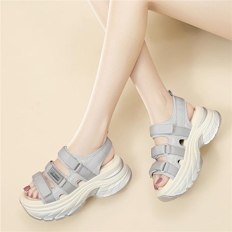 Internet celebrity platform Velcro sports sandals new fashion shoes women's summer breathable comfortable sandals