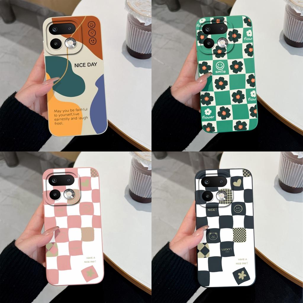For OPPO Realme 16 14 15 Pro Plus C85 Pro OPPO A96 A95 A93 A92 A91 A77 A78 Phone Case Abstract Art Soft Liquid Silicone High Quality Shockproof Covers