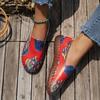 Women Sneakers 2024 New Breathable Lightweight Casual Sneakers Women Fashion Slip on Flat Print Designer Shoes Zapatos De Mujer