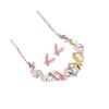 Colorful Butterfly Necklace & Earring Set for Women - Retro Style, Perfect for Holidays & Trendy Accessories