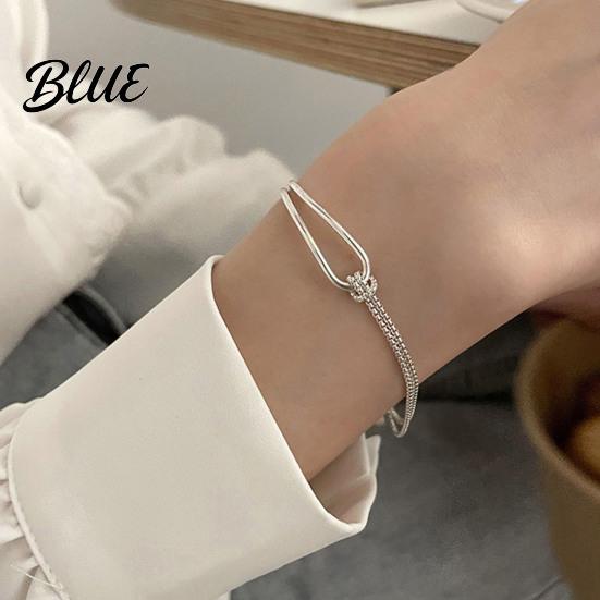 Adjustable Friendship Bracelet Knot Chain Half Snake Dainty Love Safe