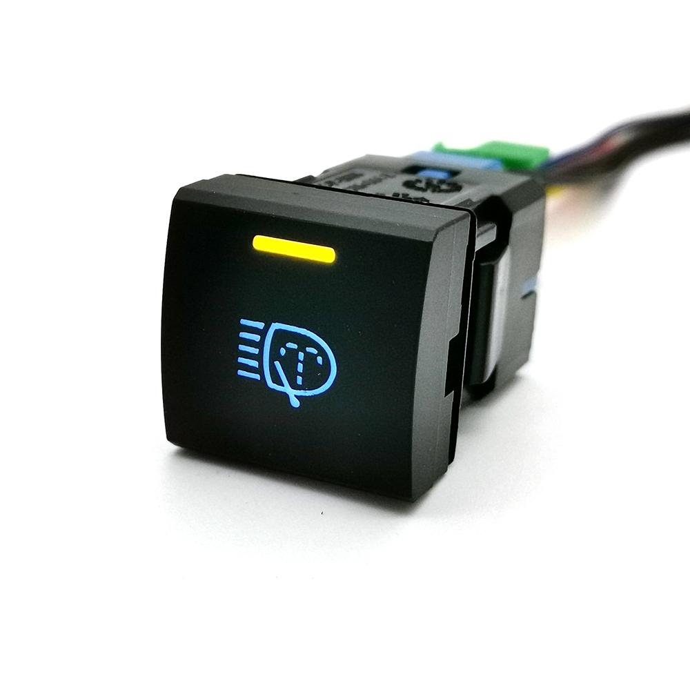 1PC Car LED DRL Radar Power on Off Fog Light View Switch Button Fit for Toyota Camry for Corolla Altis 2019 for Prado 150 2020