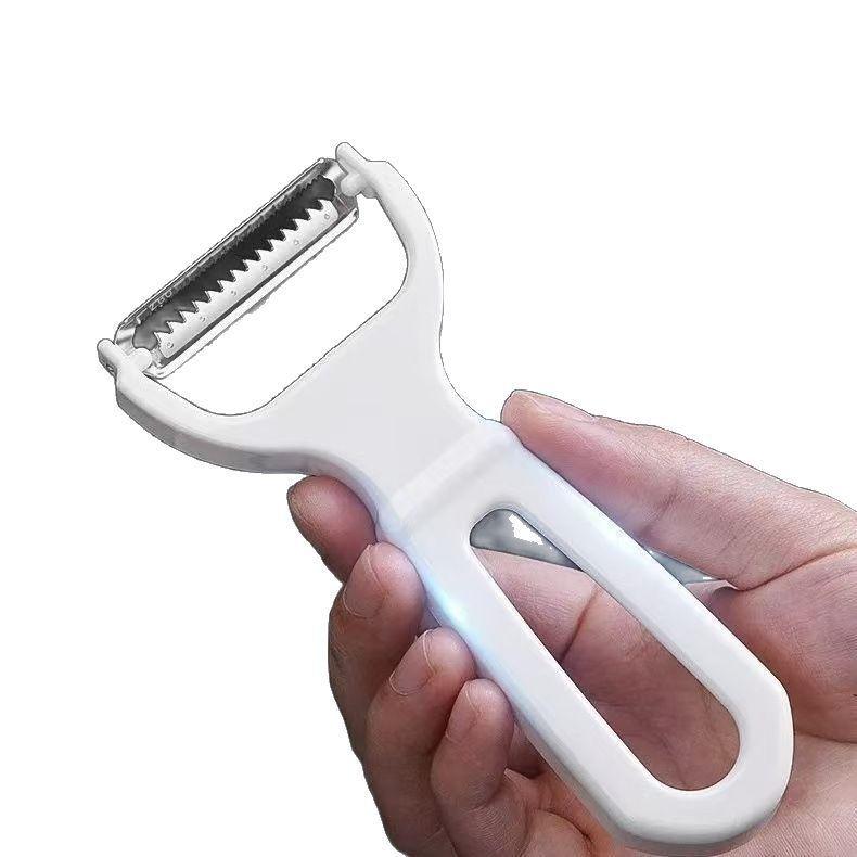 Stainless Steel Blade Fruit Cutter Home Kitchen Tools Manual Vegetable Grater Potato Carrot Julienne Peeler Slicer