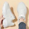 Fashion Appearance Increases Thick Heeled Women's Yellow Sneakers Casual Novelty Shoes Zapatiilas Sports Idea Pretty Idea Nice
