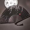 1pc-Multi-colored hand folding fan, bamboo folding fan, hand folding fan for church wedding gifts, party discount