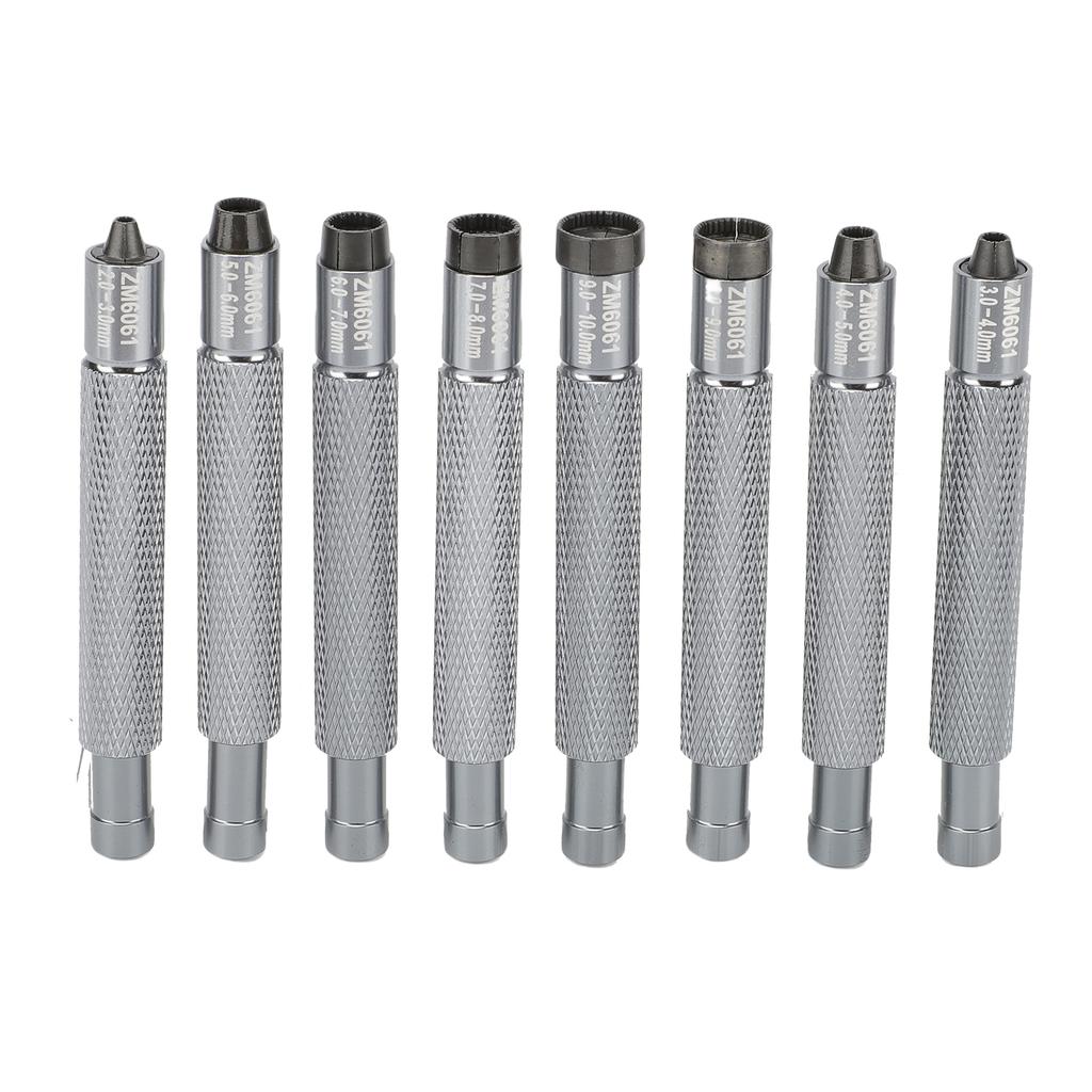 8 Pcs Watch Crown Winder Set 2 10mm Aluminum Alloy Ergonomic Watch Crown Winder Screw for Repair