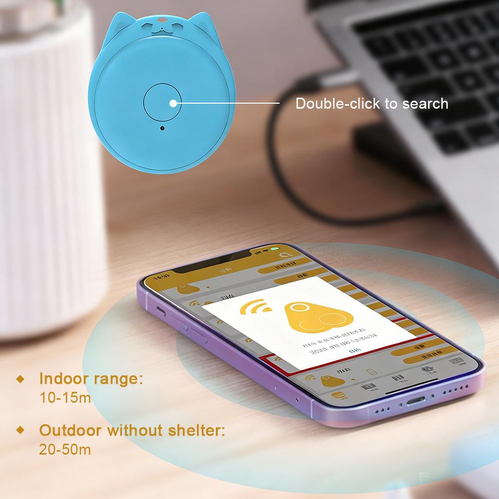 Mini GPS Locator Tracker Air Tag Tracking Anti-Lost Device Locator Tracer For Pet Dog Cat Kids Car Wallet Key Collar Accessories