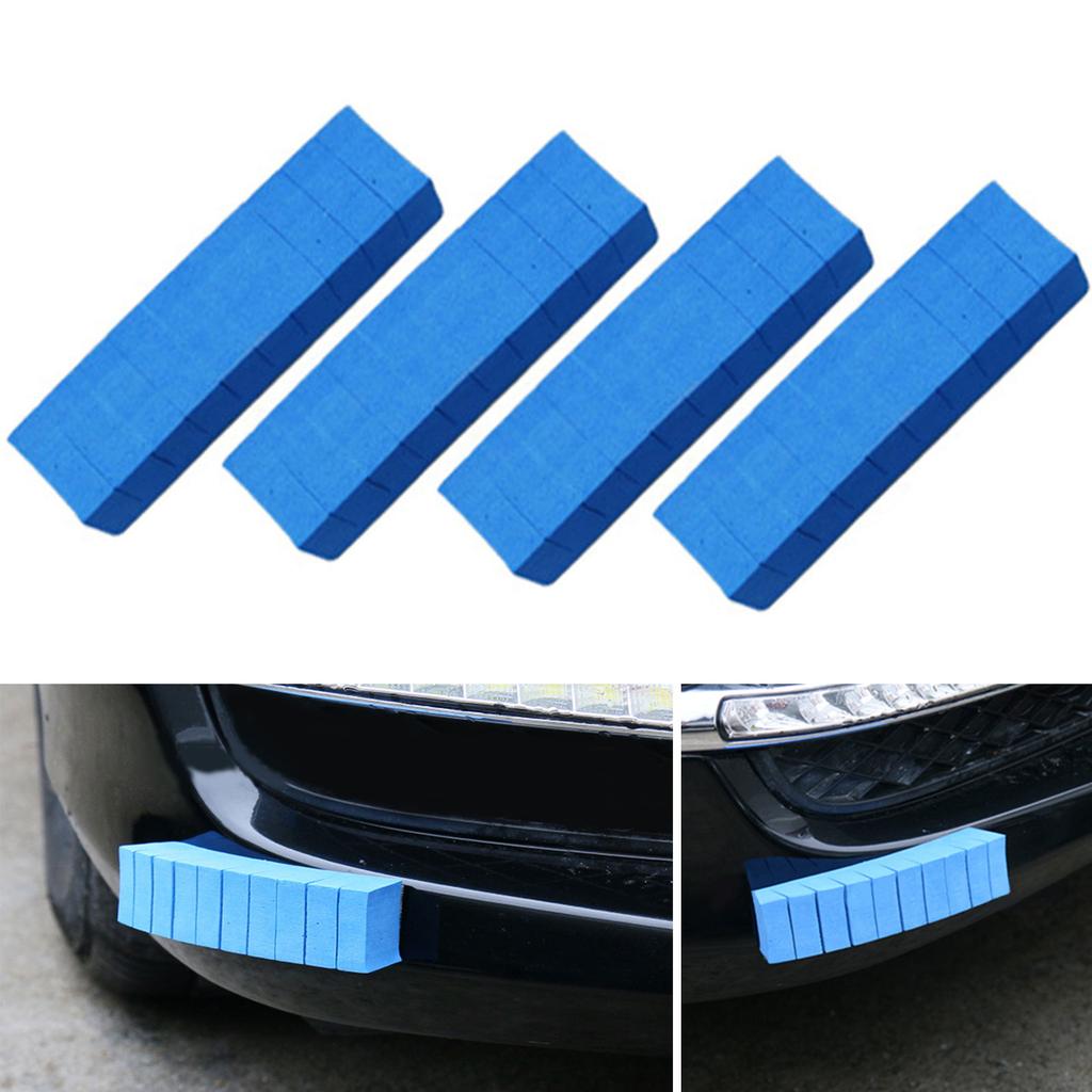 4pcs Recyclable Thick Foam Bumper Guards Wall Protector Child Safe Anti Scratch Surfaces Protection for Parking Spaces