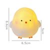 Crown Chick Night Light Bedroom Decoration Cute Cartoon Animal Night Light Christmas Gifts For Kids Room Bedside Sleeping Lamp
