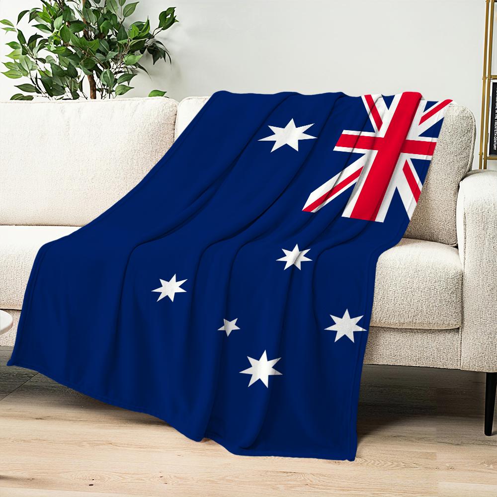 Australian Military Flag Blanket Blanket for Couch Sofa Travel Home Hiking Picni Bed Beding Flannel Blanket Birthday Gift