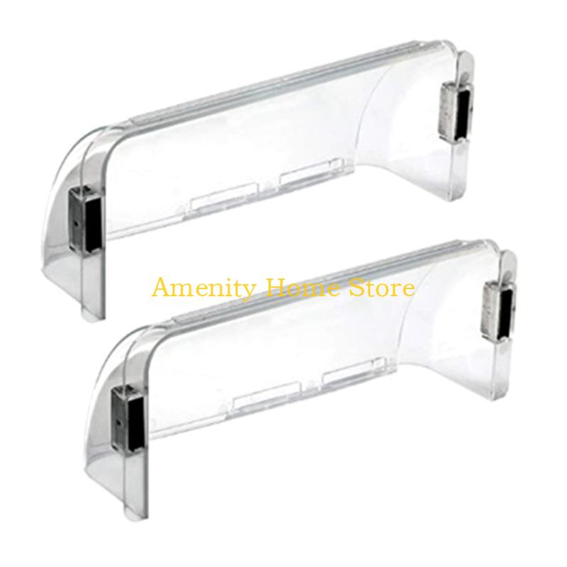 F26C Air Vent Deflectors Adjustable Heat & Vent Cover Heavy Duty Unbreakable Plastic with Magnet Secure Design 2pcs