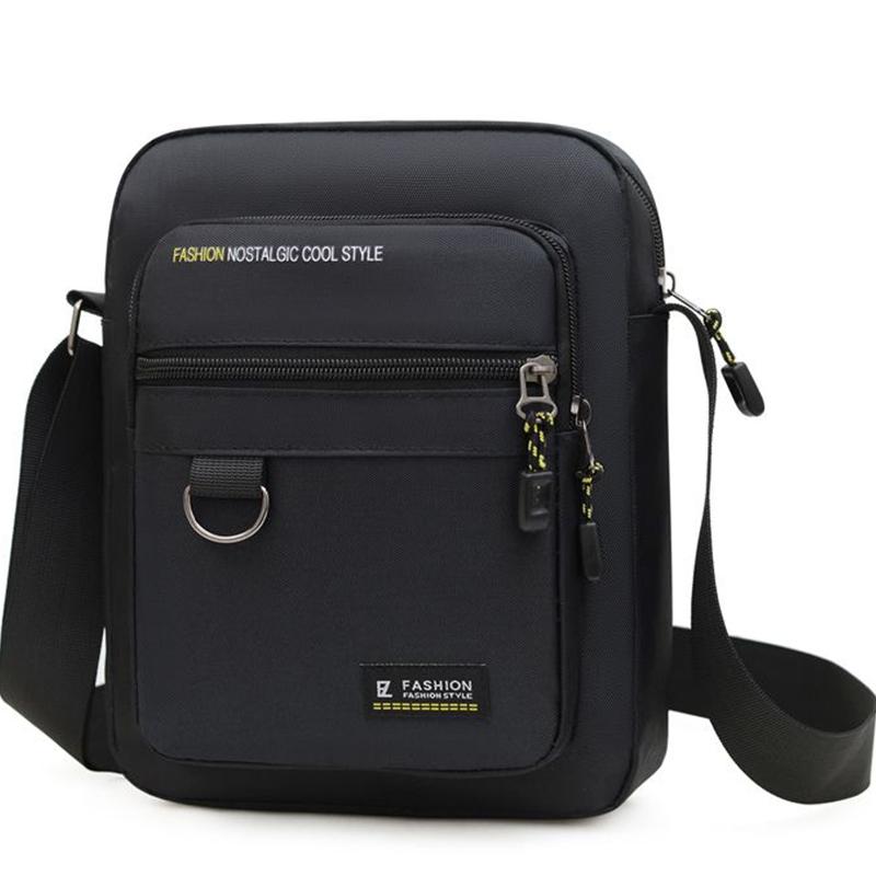 Sacoche fashiable casual men s crossbody bag, Oxford cloth trendy single shoulder bag, versatile fabric bag