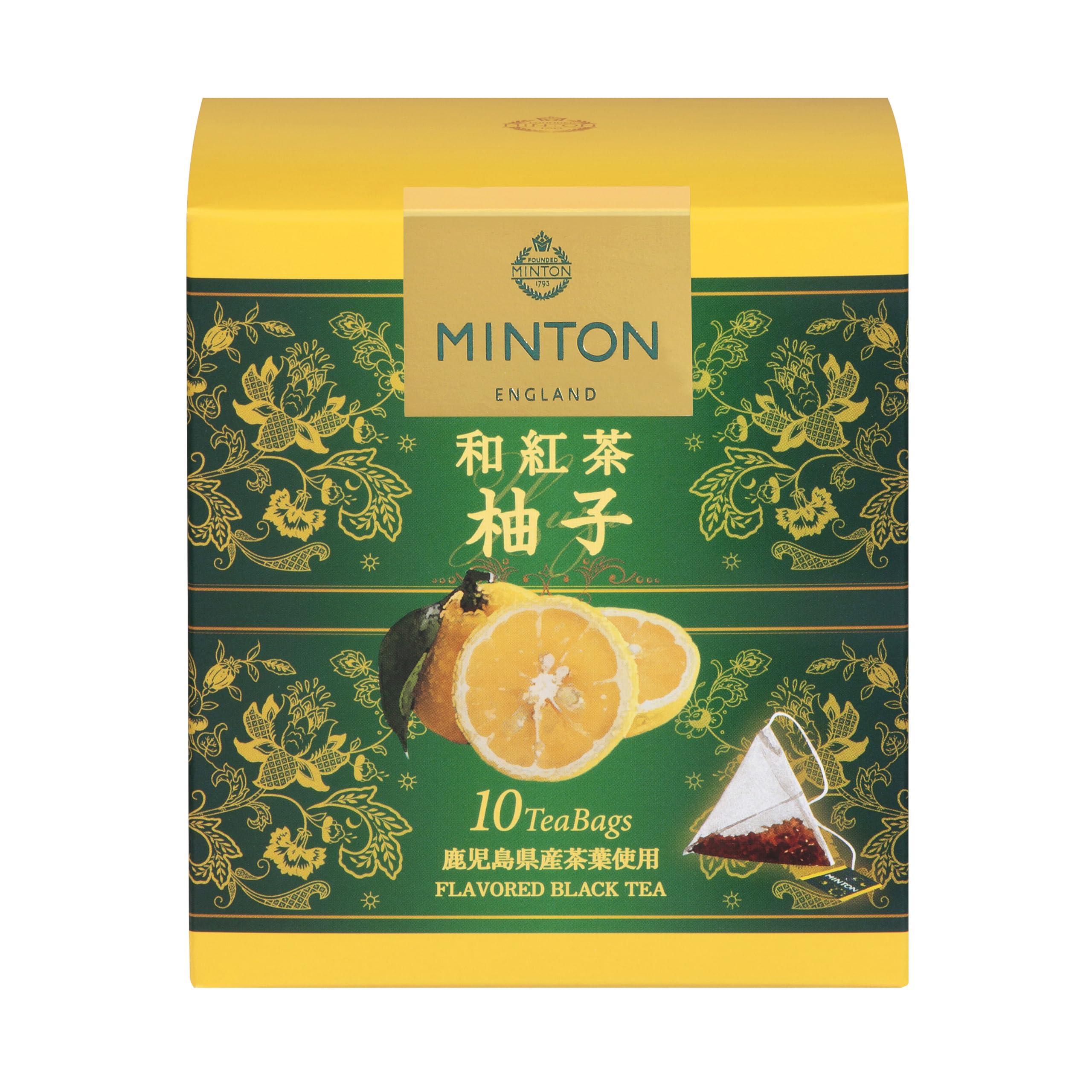 

MINTON Японский черный чай Юдзу x 10 x 3 штуки (2г пакеты)