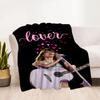 Love And Music Festival Flannel Blanket-Soft and Suitable for Sofas,Beds,Offices,Travel,All Seasons,Great Gift for Holidays and Birthdays.