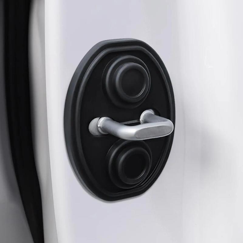 4 buc/Pachet Blocări cu Zăvor Mâner Ușă Anti Rugină Amortizor Silicon DIY Protecție Coliziune Vehicul