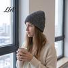 Daily Commuting Knit Hat Reflective Winter Beanies, Unisex Glitter Knitted Hat, Stretch Elastic Soft Skull Cap Warm for Night Walks, Cold Weather