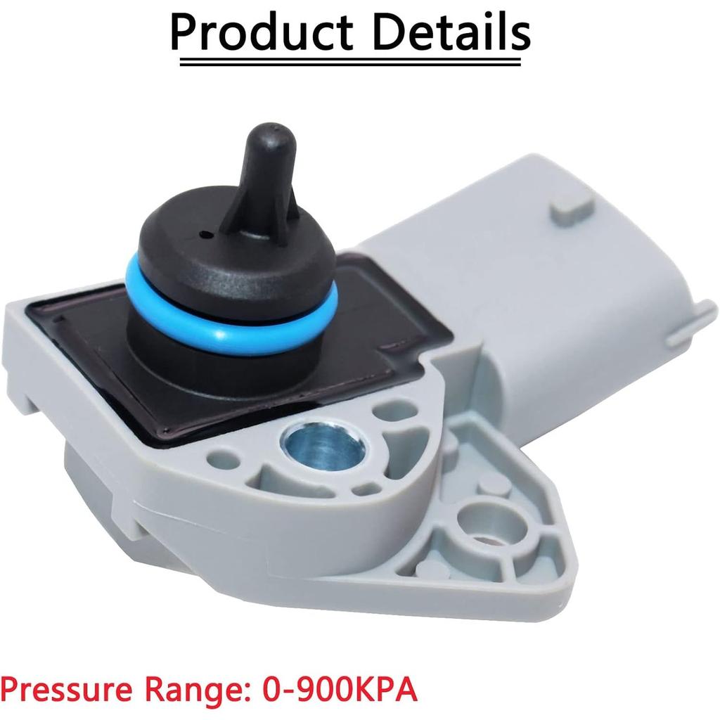 Pressure Sensor 0261230110 31272730 Compatible with Volvo S60 S80 V70 XC70 XC90 Land Rover LR000524 8699449 0261230108