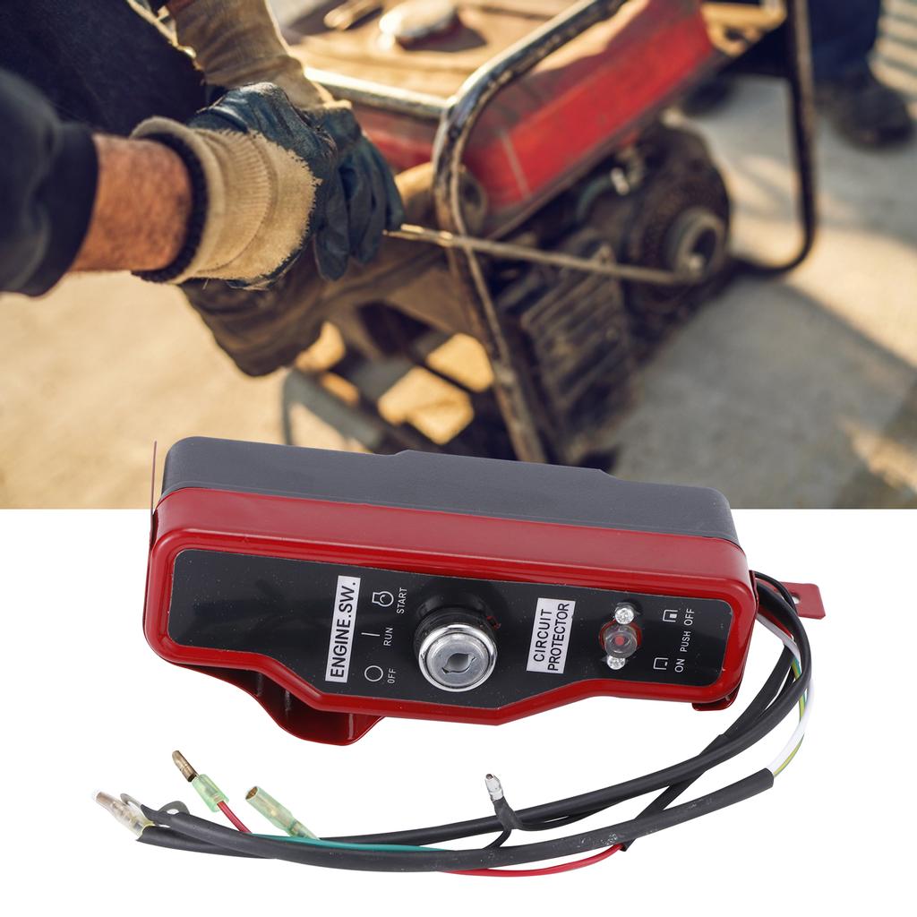 Ignition Switch Box with Keys Gasoline Generator Accessory for 188F/GX390/190F/GX420/192F