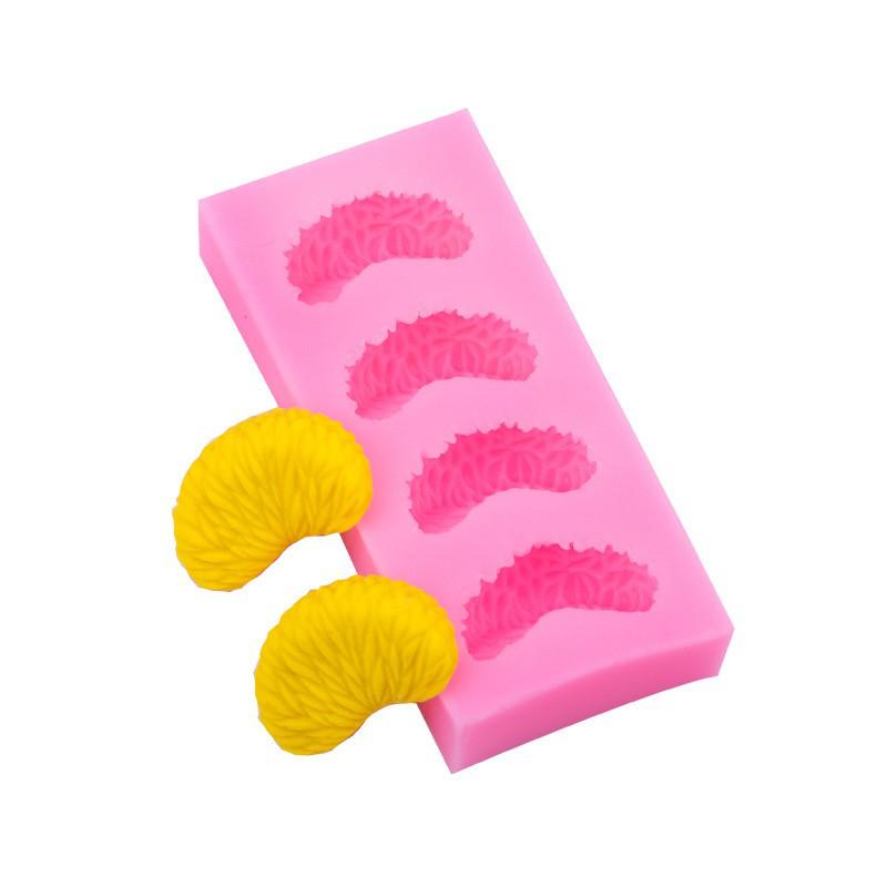 Silicone Mold for DIY Fruit Cake Decoration: Strawberry, Blueberry, Raspberry, Orange.