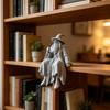 3D Printed Wizard Figurine, Small Wizard Shelf Sitter, Collectible Desktop Ornament for Bookshelves, Desks, TV Cabinets, Home Decor