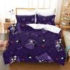 Nightmare Before Christmas Duvet Cover With Pillow Cover Bed Sets Jack And Sally 3D Skull Christmas Bedding Set Bedroom Decor
