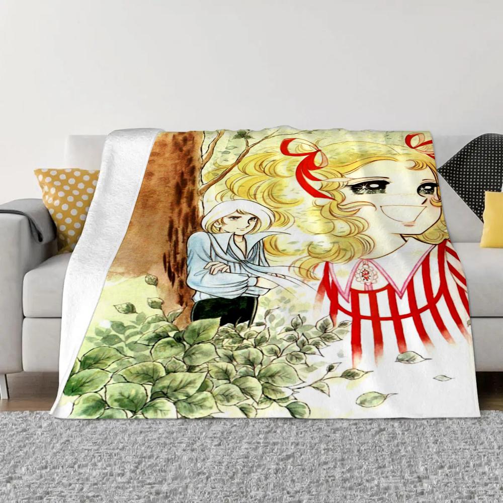 Candy Candy Throw Blanket Sofa Winter Home Interior Fluffy Soft Blankets King Size Knitted Plaid Microfiber Bedding Beach Towel