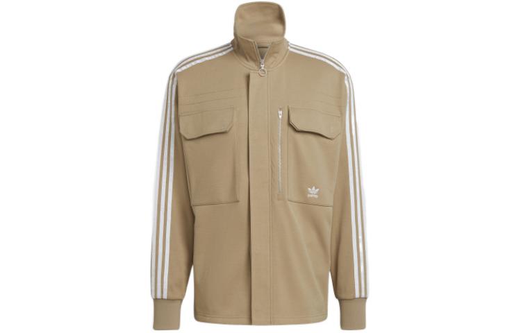 Adidas Originals Shirts Men s Khaki Stand Collar Moderate Other HD2516 M