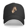 Rustic Galloping Horse Head Emblem Sandwich Baseball Cap Sun Cap Outdoor Workouts Hat