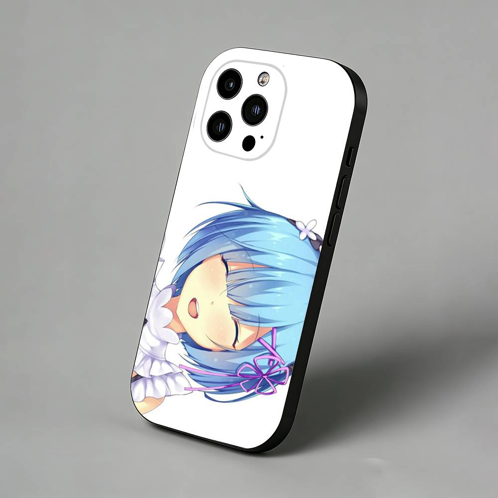 Rem R-Re Anime Z-Zero iPhone Case For 17 Air 16 Pro Max 16e 15 Plus 14 13 12 11 Back Protector Cover