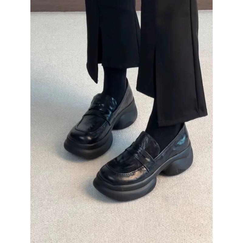 Mocassins pour femmes Printemps Style Britannique Slip-on Plateforme Chaussures Mary Jane Femme Chaussures Lolita Uniforme Jk Japonais Femmes