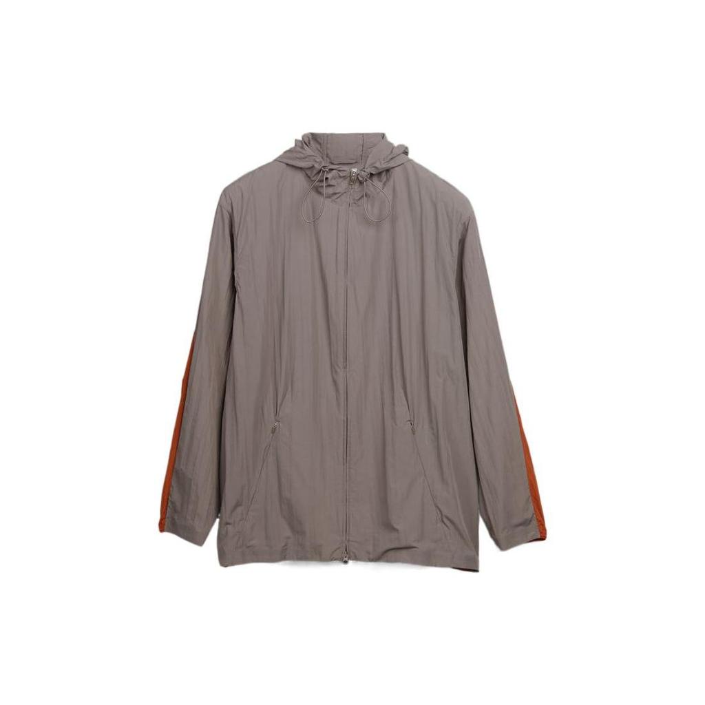 Y-3 FW22 Color Block Zipper Mesh Breathable Lightweight Sports Jacket Men Jacket Fox-Red HT2299