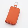 Men Key Holder Housekeeper Leather Car Key Wallets Keys Organizer Women Keychain Covers Zipper Key Case Bag Unisex Pouch Purse